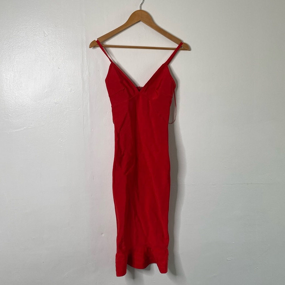 Red Sweetheart dress, sexy